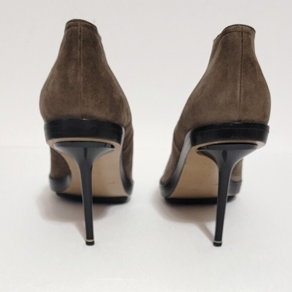 NEW! Nickolas Kirkwood Suade Platform Booties Heel - Picture 8 of 12